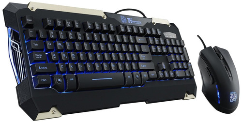 Combo Teclado Y Mouse Gamer Thermaltake (azul)