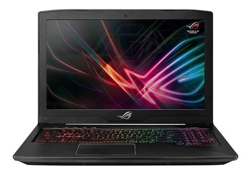 Laptop Asus ROG Strix GL503VD negra 15.6", Intel Core i7 7700HQ  16GB de RAM 1TB HDD 256GB SSD, NVIDIA GeForce GTX 1050 Ti 1920x1080px Windows 10 Home