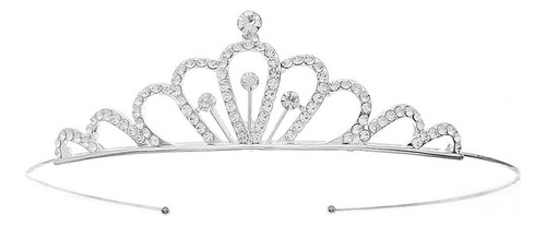 Corona Vestido Tiara Diadema De Diamantes De Imitación 5pcs