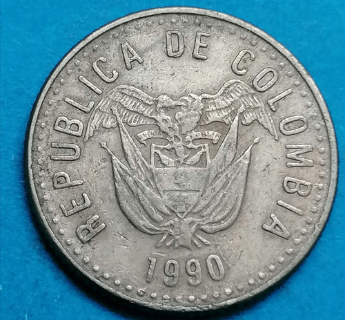 Colombia Moneda 10 Pesos 1990