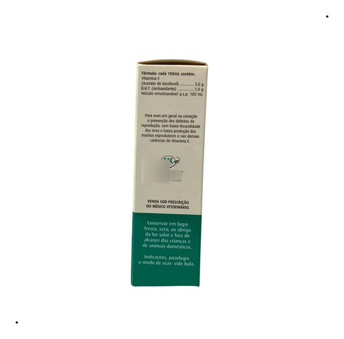 Avitrin E Vitamina 15ml Para Aves Multi-colored