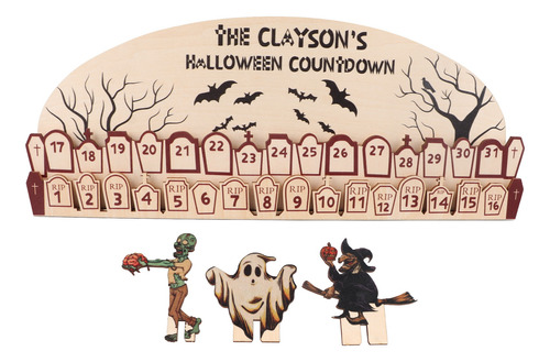 Calendario De Adviento De Halloween, 31 Días Para Mudanzas D