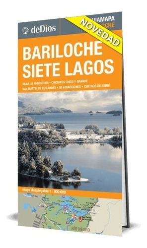 Bariloche - Siete Lagos Guia Mapa - Mapa Esp