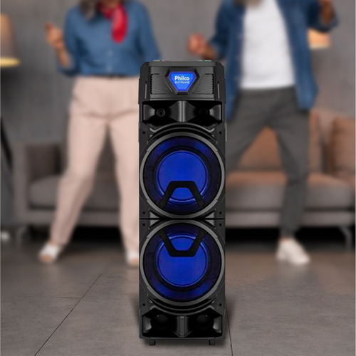 Caixa De Som Amplificada Philco Pcx21000 2100w Exbass-1mic