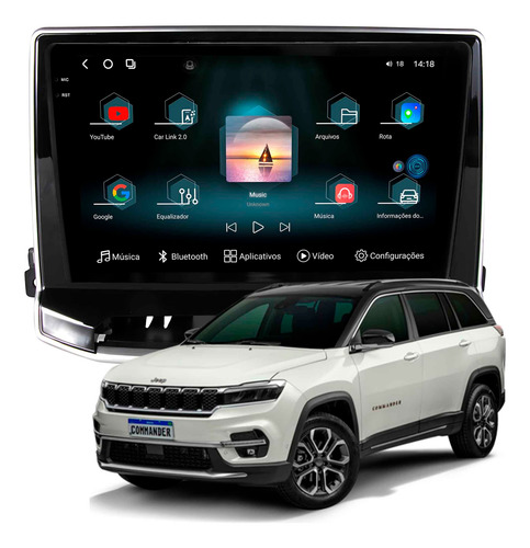 Multimídia Aikon Fóton G3 Commander 2022 Acima 12+256gb 10p