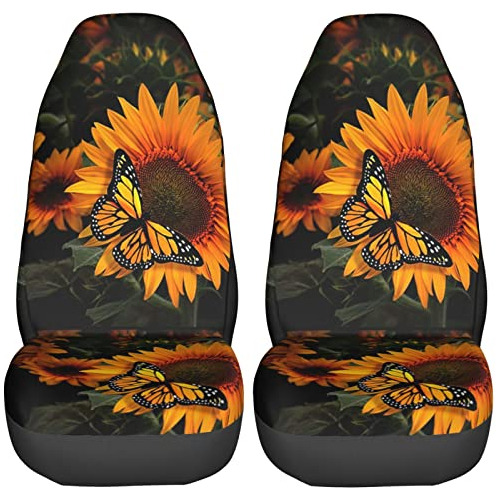 Hermosas Fundas De Asiento Delantero Universal Girasol ...