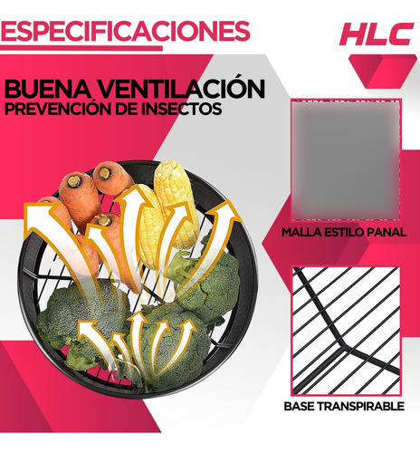 Carro Organizador De Cocina Metal Con 4 Estantes Redondo
