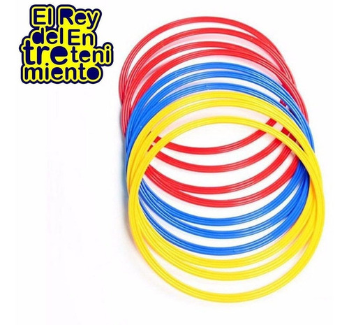 Imagen 6 de 6 de Aro Deportivo 60cm Entrenamiento Coordinación Fútbol El Rey