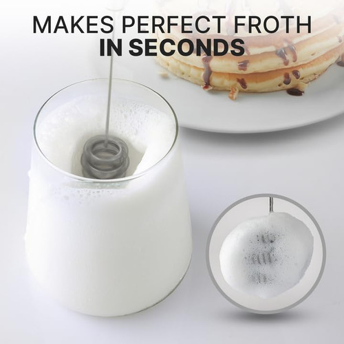 Batidor Portátil Milk Frother Zulay Kitchen Tornado Con Sopo