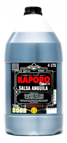 Salsa Anguila Kaporo 4 Litros