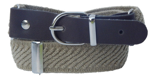 Cinto Cinturón Elástico Regulable Para Bebe Beba Niño Y Niña Color Beige Diseño De La Tela Liso Talle Único