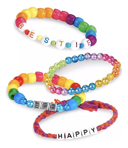 Kit De Pulseras Niñas Shimmer And Sparkle Abc Fashion Beads