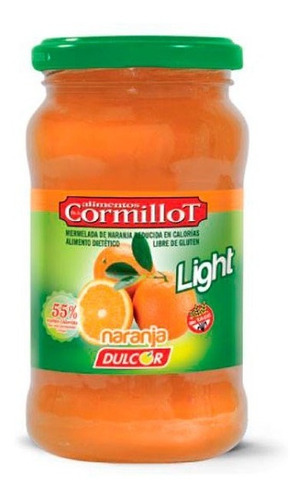 Mermelada Cormillot Naranja Light Sin Tacc X 390 Gr