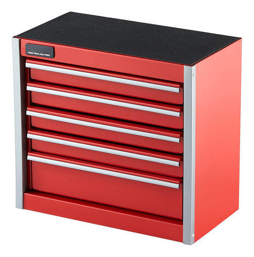 Caixa De Ferramentas Vevor Metal 22 Cm Portátil Com 5 Gaveta