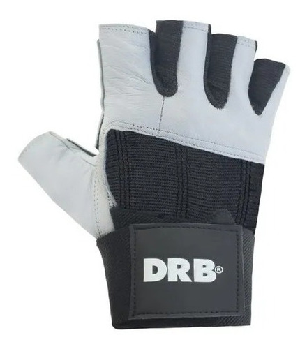 Guantes Gimnasio Drb King 2.0 Cuero Muñequera Gym Fitnesd Df