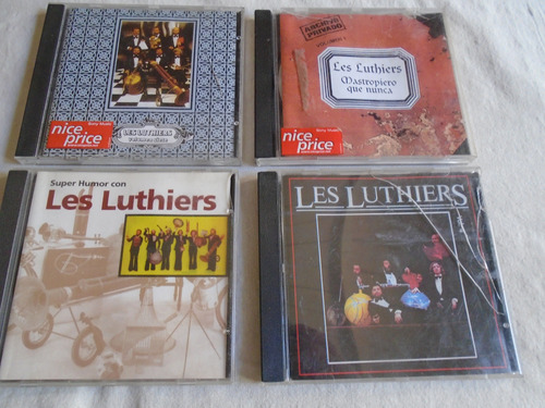 Compact Disc Originales De Les Luthiers X 4 Unidades