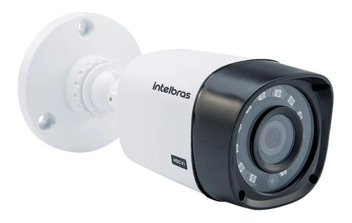 Imagem 1 de 2 de Câmera de segurança Intelbras VHD 1010 B 1000 com resolução de 1MP visão nocturna incluída branca