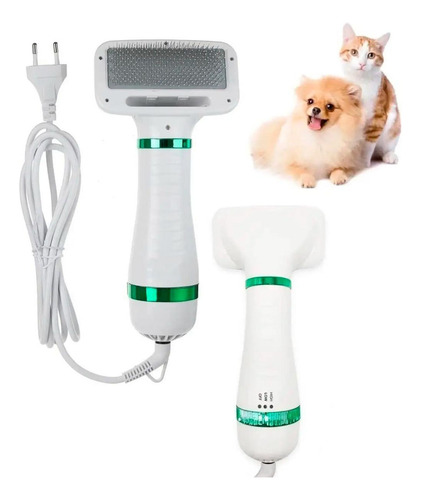 Aparelho 2 Em 1 Para Secar E Alisar Pets Portátil 110v