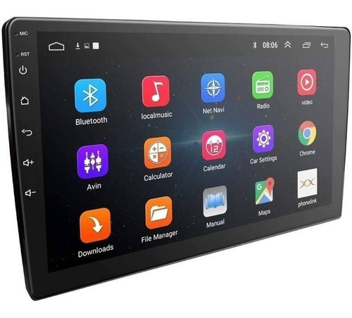 Radio 2 Din Android 1.0 10'' Hilux Renting