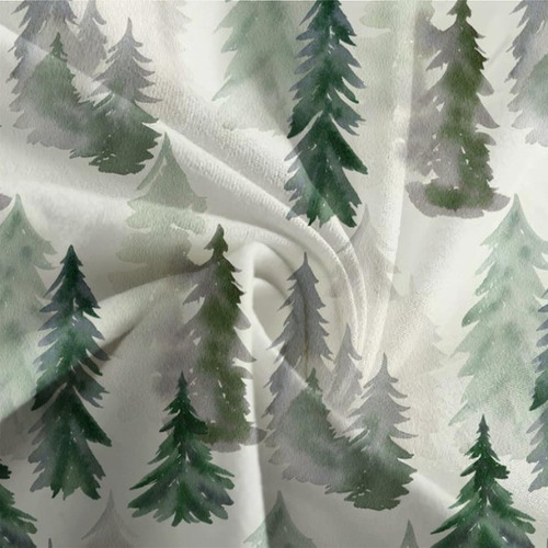 Llylumty Juego De Funda De Edredón Con Diseño De Bosque De N