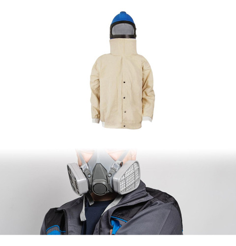Nuevo Chaqueta De Chorro De Arena, Ropa De Espejo Curvo