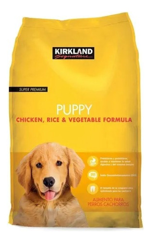 2 Alimento Kirkland Cachorro  Pollo/arroz/vegetales (18kg)