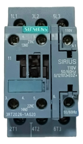 Contactor Siemens 17a 220v 3rt2025-1an20