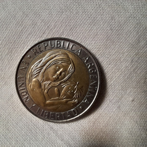 Moneda De Argentina 1 Peso - Unicef 1996 - V/ Envío (Usado)