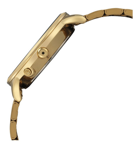 Relógio Feminino Mondaine Dourado Digital Led 32060lpmvde1
