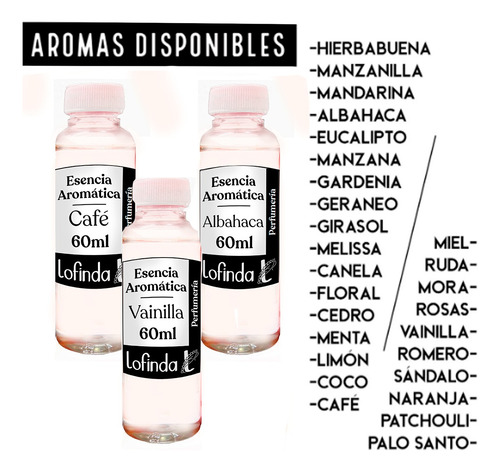 Esencia Aromática Rosas Concentrada 60ml Lofinda