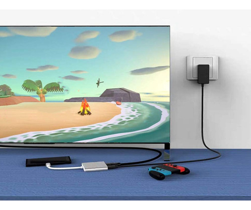 Adaptador Usb C A Adaptador, Usb C Multipuerto 3 En 1 A 4k H