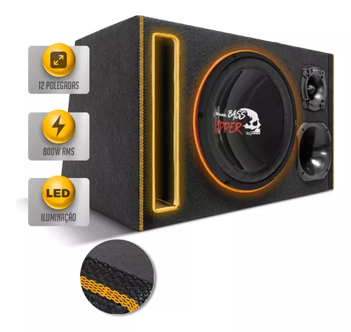 Som Casa Bob Ativa Paredão Woofer 10 Medio Grave Pancadão 6 Alto