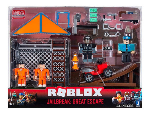 Roblox Policia E Ladrão Jailbreak Great Escape Original 24pc