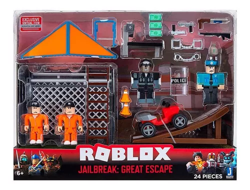 Boneco Montar Roblox Compatível Com Lego Jailbreak Vigilante em