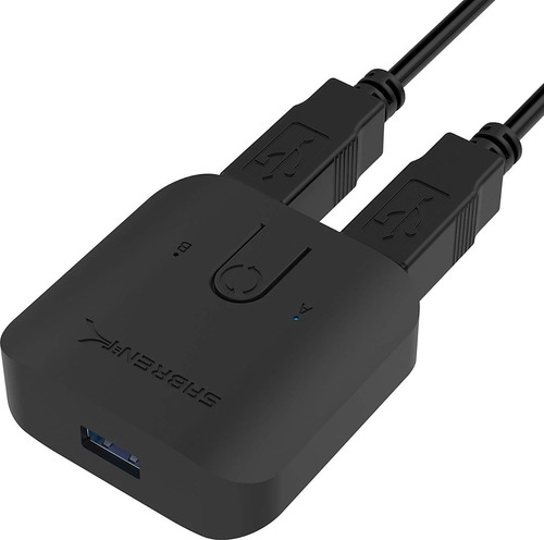 Conmutador Con Switch Sabrent Usb-sw30 Usb 3.0 Plug And Play