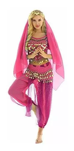 Disfraz India Mujer para Carnaval, Vestido Indio con Complementos para  Disfraz de India Mujer (S, PZ11946) : : Juguetes y juegos