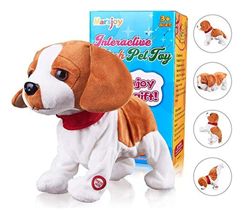 Perro Pequines Ladrido Interactivo Cachorro De Peluche M