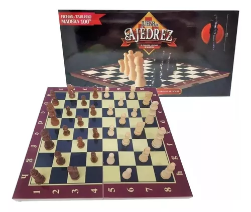 Juego de Ajedrez En Madera Bisonte 9828