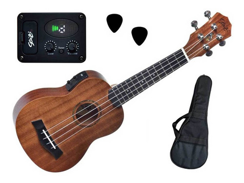 Ukulele Seizi Bali Soprano Eletroacústico - E