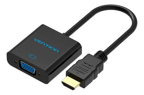 Cable Adaptador Vention Convertidor Hdmi A Vga Activo 3.5mm Consolas