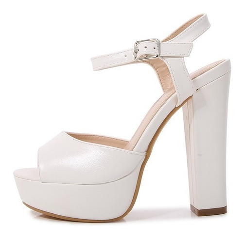 Imagen 1 de 4 de Ielgy Tacón Alto Zapatos De Mujer Moda 11cm Tacón Grueso W