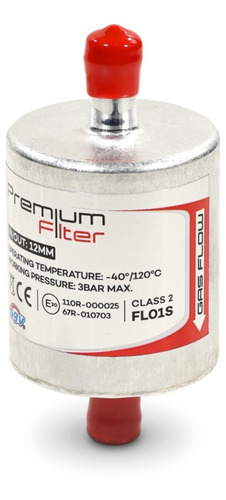 Filtro Gás Natural Veicular 12mm Sgv Premium Maior Qualidade