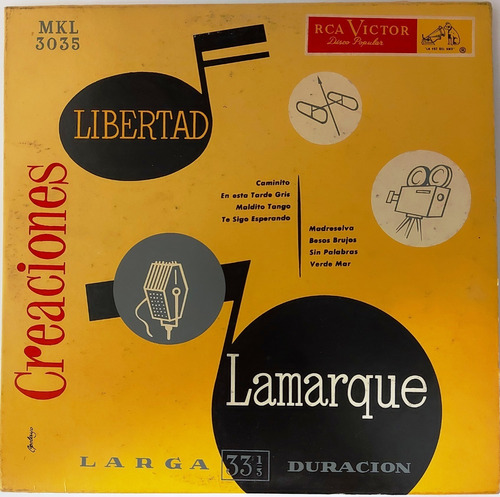 Libertad Lamarque - Creaciones De Libertad Lamarque  Lp