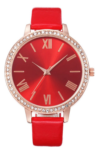 Reloj De Pulsera Para Mujer Con Diamantes De Cuarzo En Escal