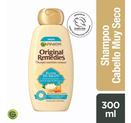 Original Remedies Shampoo Elixir Argan 300 Ml