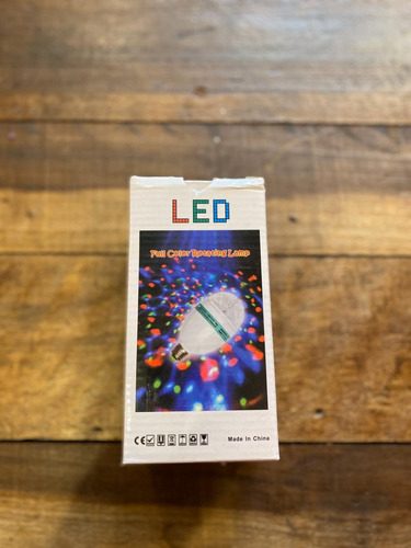 Lampada De Led Giratoria Para Festa 