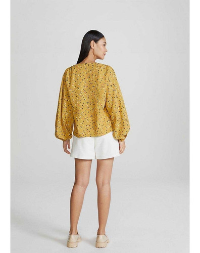 Imagem 3 de 3 de Blusa Feminina Manga Longa Com Estampa Floral Hering