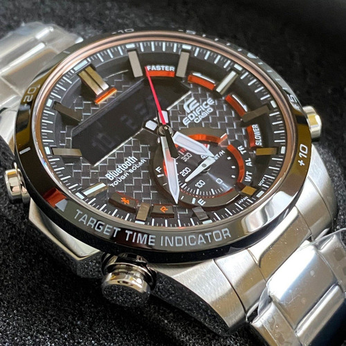 Reloj Casio Edifice Ecb-800db-1a Solar Bluetooth Original