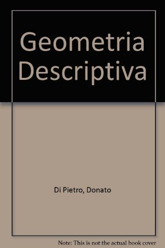 Libro Geometria Descriptiva (13 Edicion) (rustica) De Di Pie