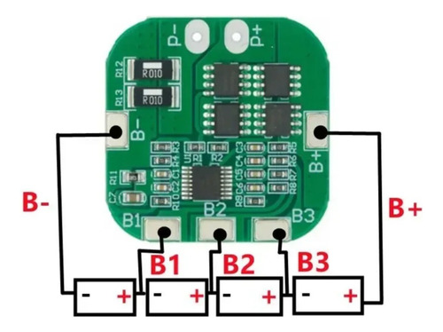 Modulo Carga/descarga Batería Litio 4s 20a 16.8v Arduino 10p